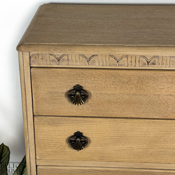 Vintage Light Oak Lebus Chest of Drawers-Belton & Butler