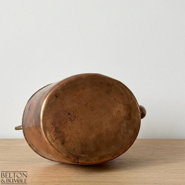 Vintage Copper Kettle with Arched Handle