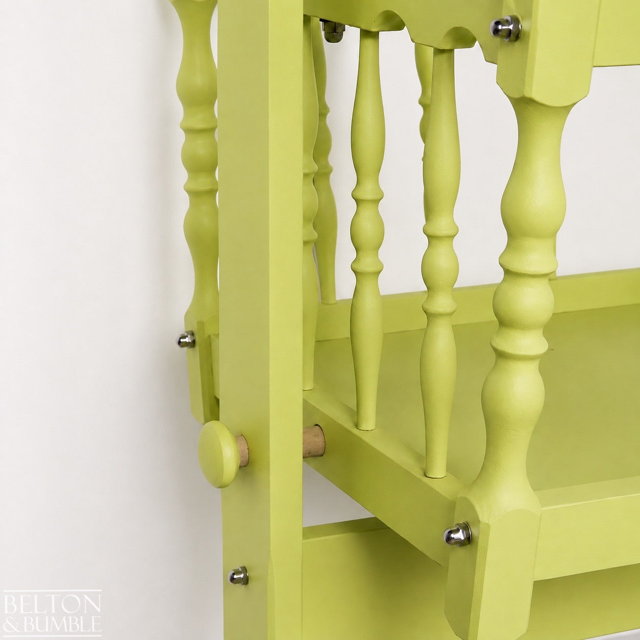 Swinging Crib in Citron Yellow for Dolls & Teddies