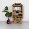 Barrel Style Bottle and Glass Hanging Rack