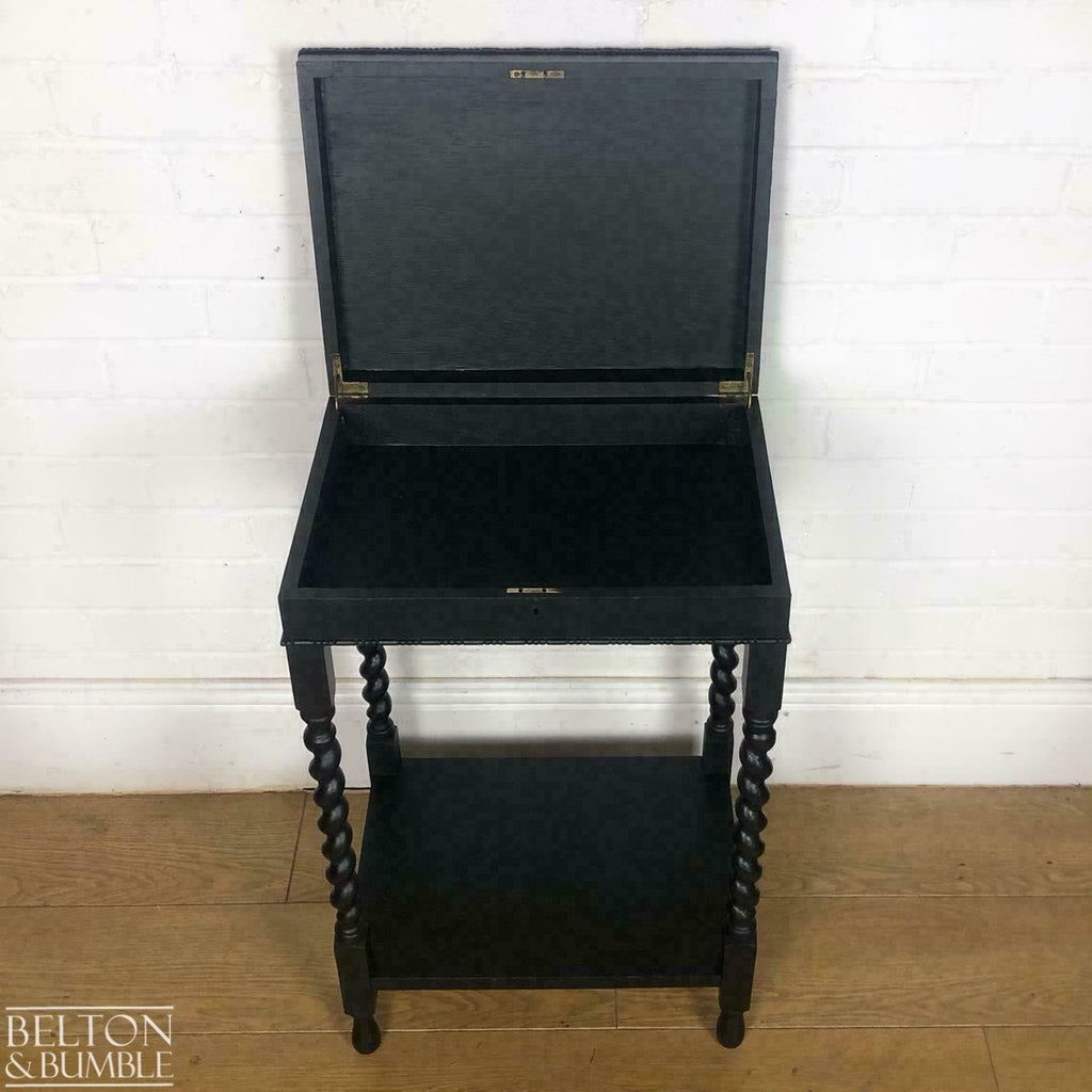 Tiger Oak Side Table with Storage-Belton & Bumble