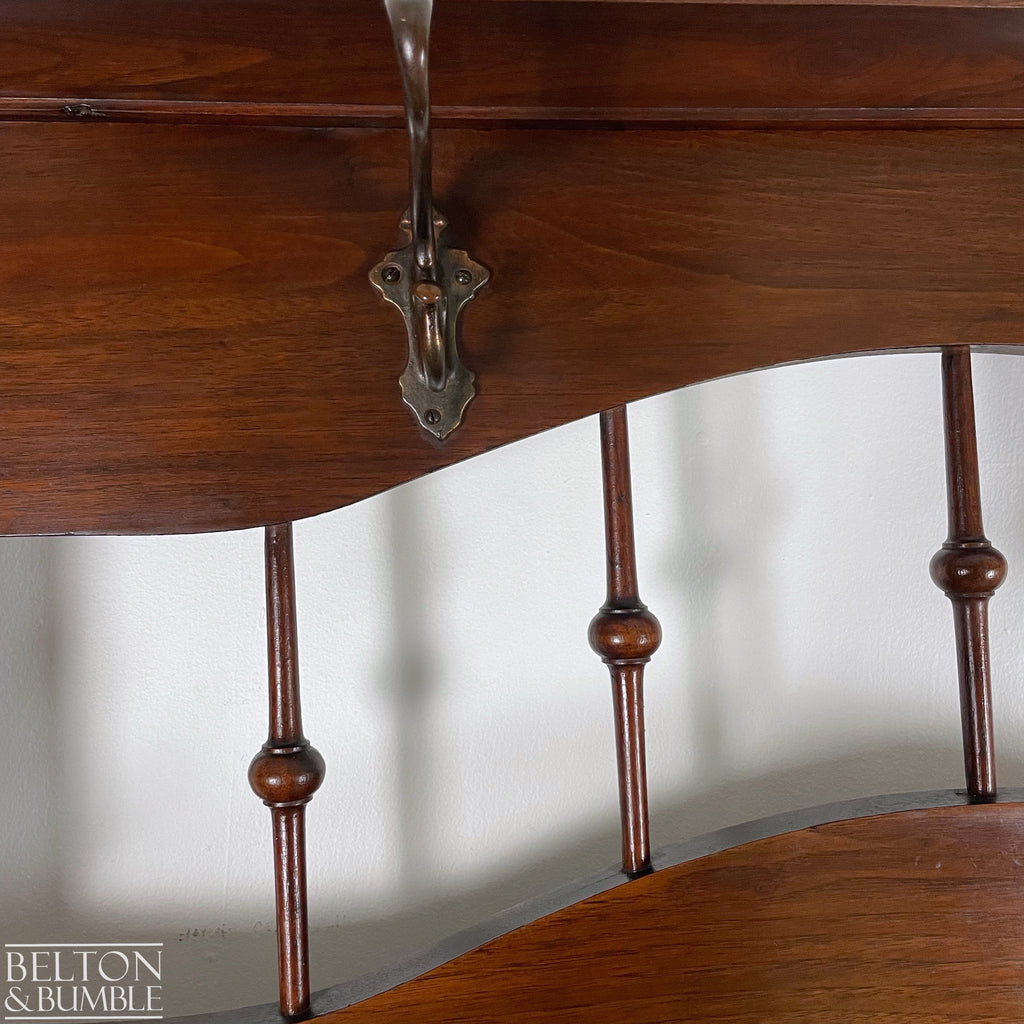 Art Nouveau Hallway Stand with Mirror, Coat Hooks, Umbrella Holders, and Lift Lid Storage-Belton & Bumble