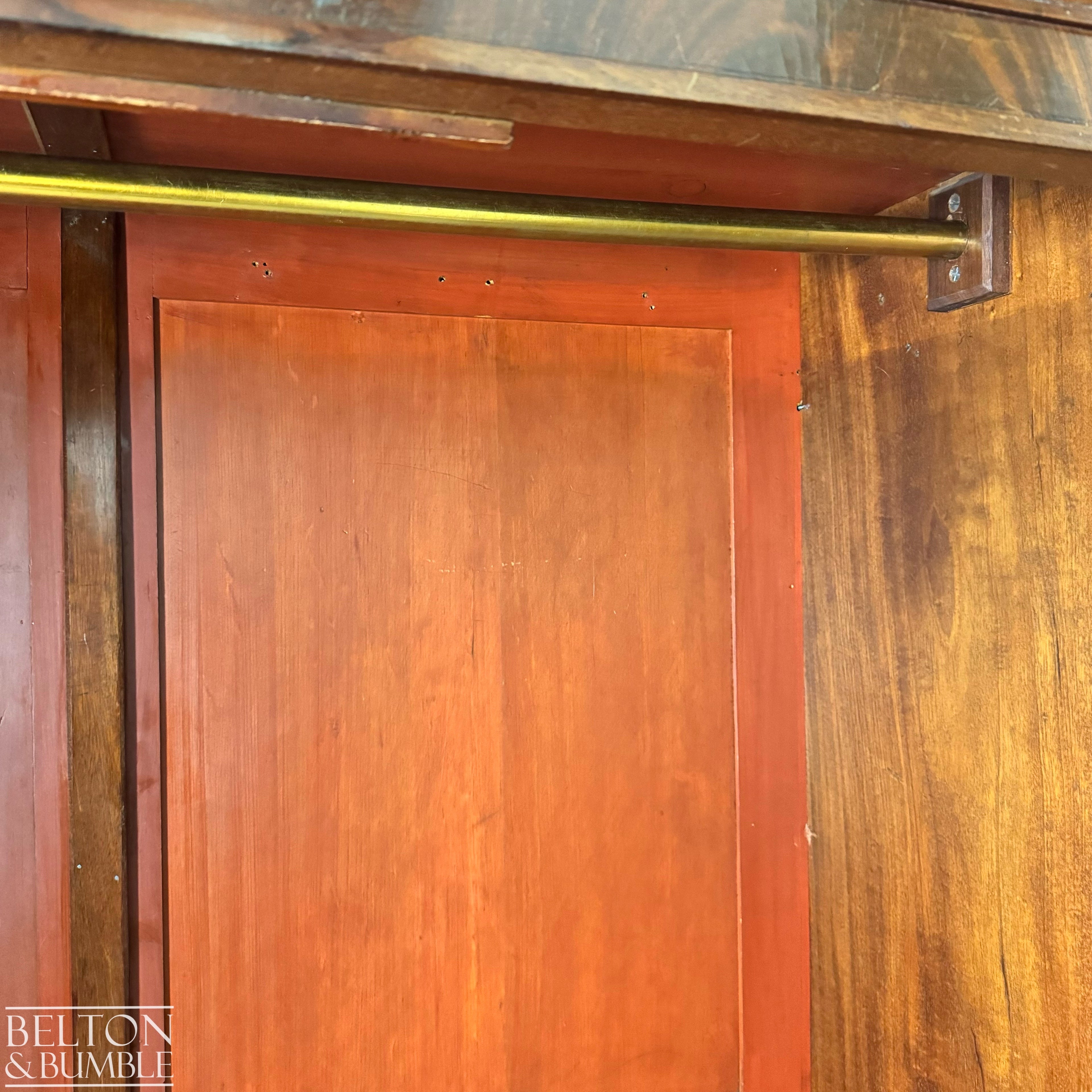 Vintage Walnut Double Door Armoire Wardrobe-Wardrobe-Belton & Bumble