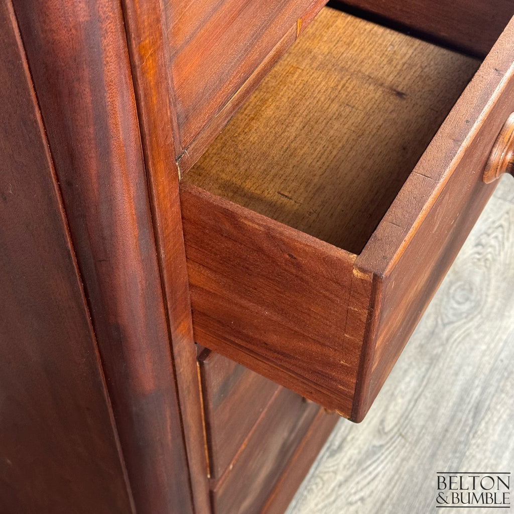 Victorian Mahogany Five Drawer Chest of Drawers-Belton & Bumble