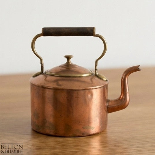 Vintage Copper Kettle with Arched Handle