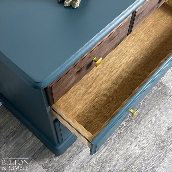 Four Drawer Pine Chest of Drawers by Ducal in Blue-Belton & Butler