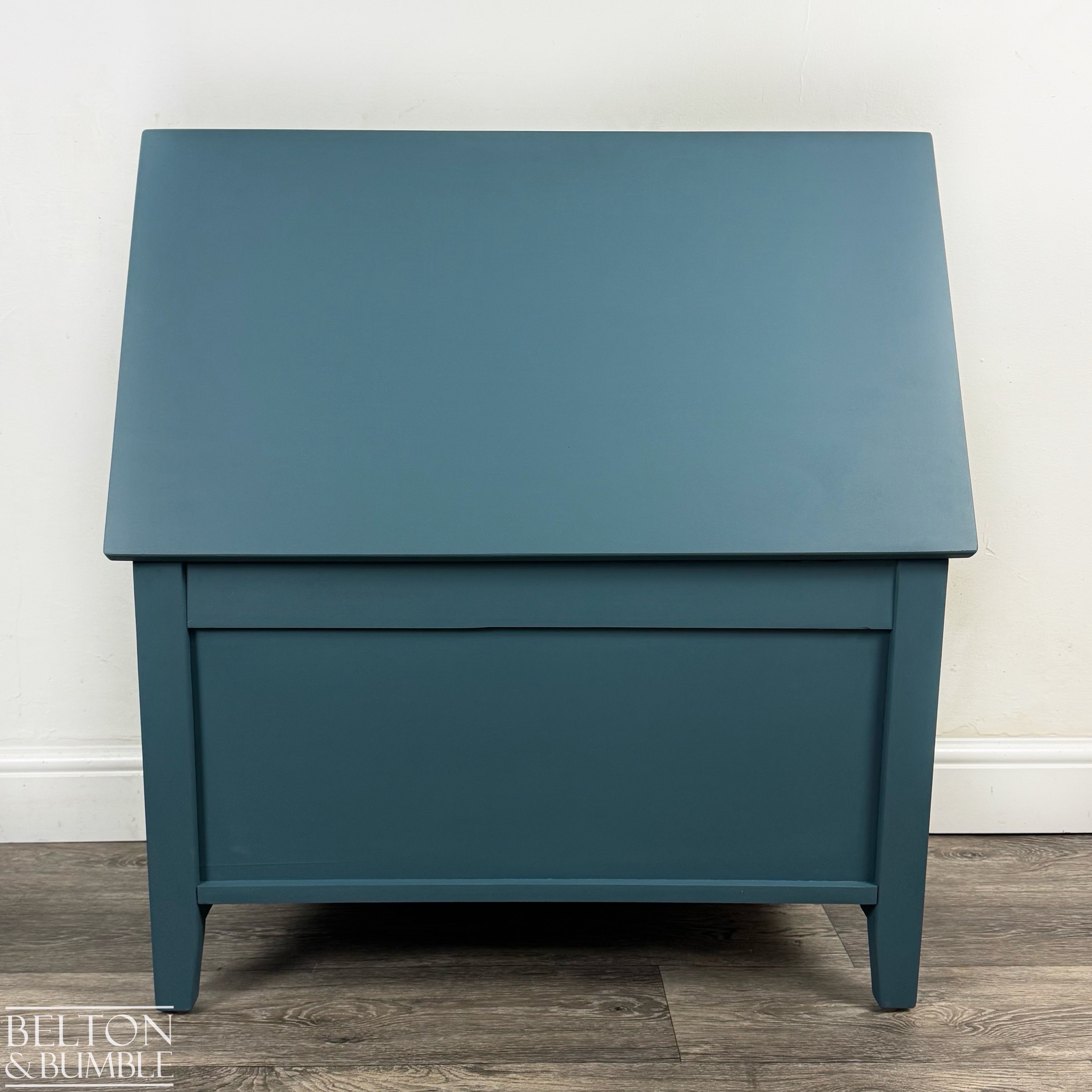 Pine Blanket Box in Seaside Blue