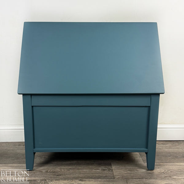 Pine Blanket Box in Seaside Blue