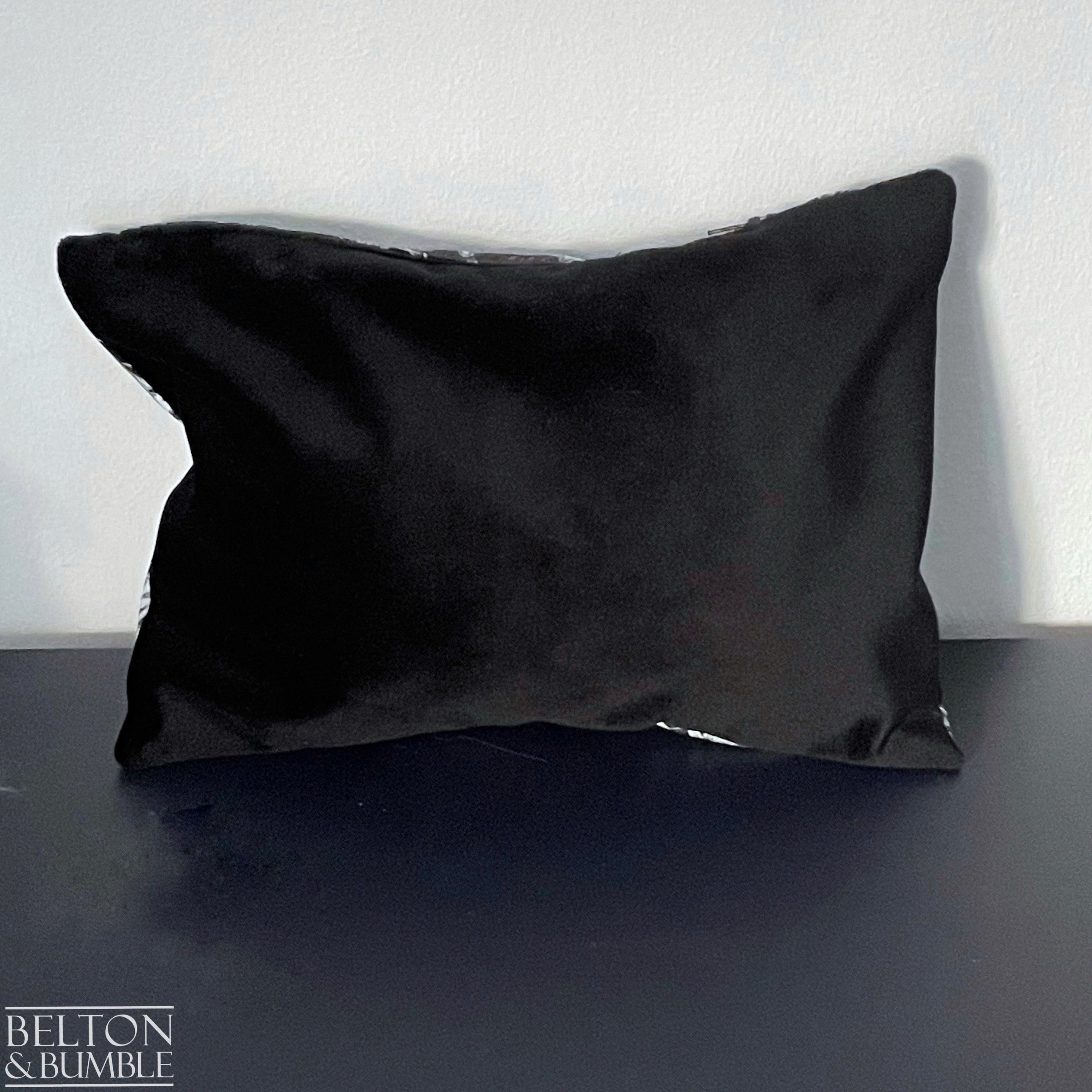 Handmade Make Up / Travel Toiletries Bag in “Silverback” Fabric by Emma Shipley-Belton & Bumble