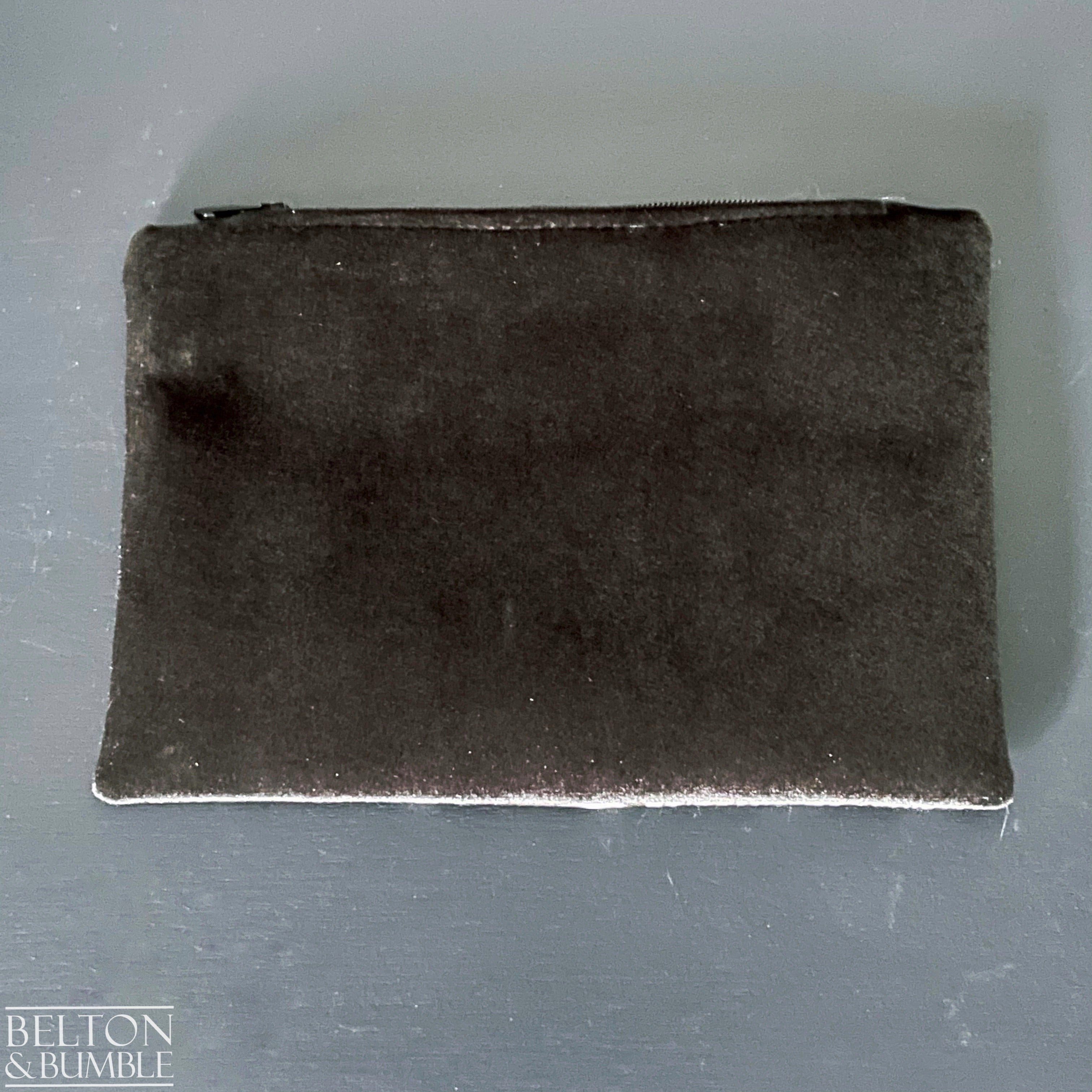 Handmade Make Up / Jewellery Bag in “Silverback” Fabric by Emma Shipley-Belton & Bumble