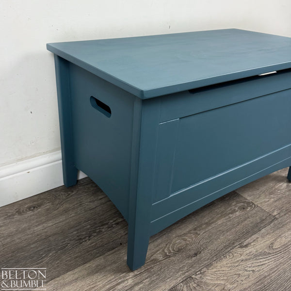 Pine Blanket Box in Seaside Blue