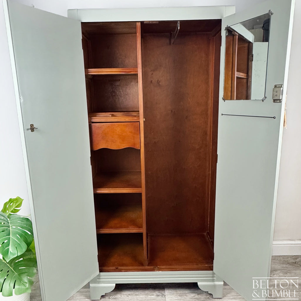 Lebus Double Door Wardrobe in Farrow & Ball Eddy
