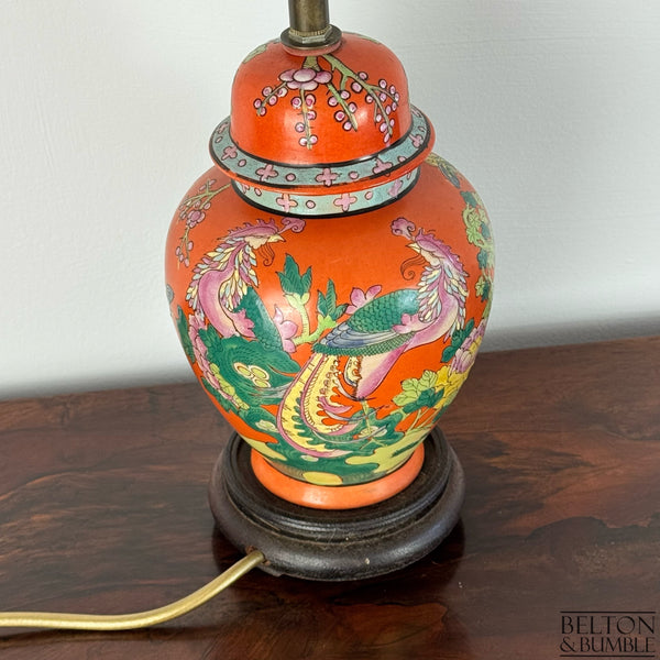 Vintage Oriental Ginger Jar Table Lamp-Belton & Butler