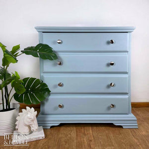 Four Drawer Chest of Drawers in Pale Blue by Schreiber-Belton & Butler