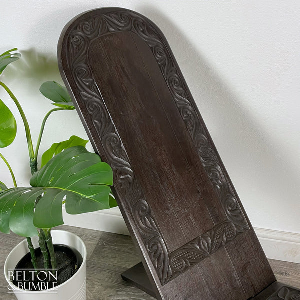 Carved African Palaver Chair-Belton & Butler