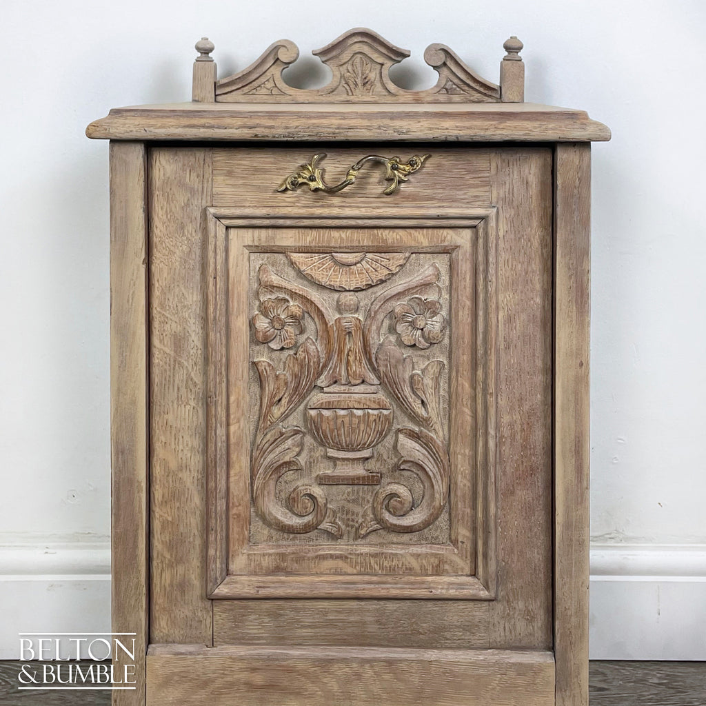Antique Victorian Perdonium – Restored vintage piece with wood accents and original fittings and handles