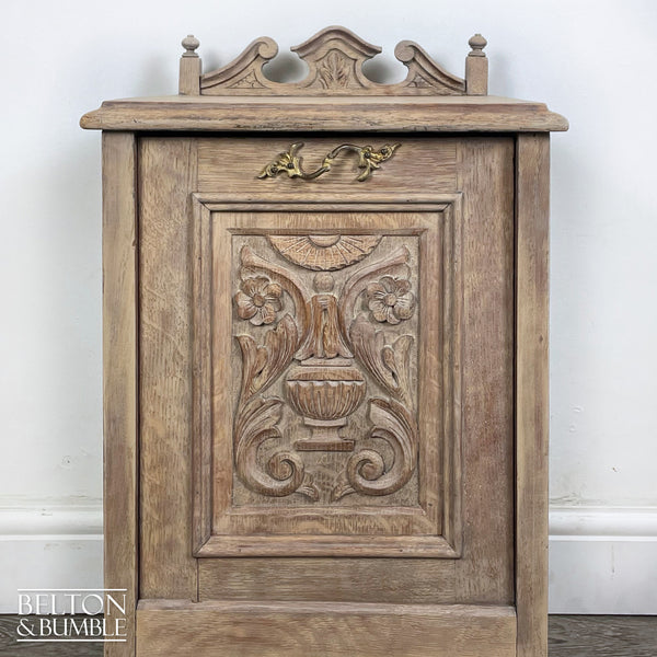 Antique Victorian Perdonium – Restored vintage piece with wood accents and original fittings and handles