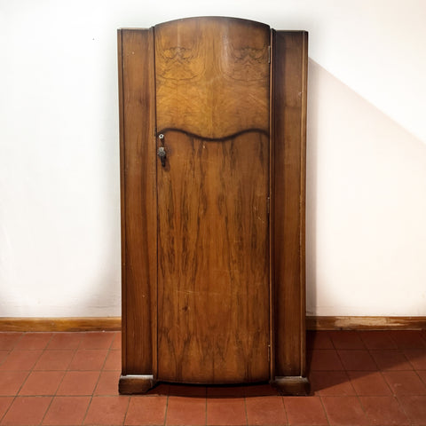 Bow Fronted Single Door Chancellor Wardrobe – Ready for Custom Commission-Belton & Butler