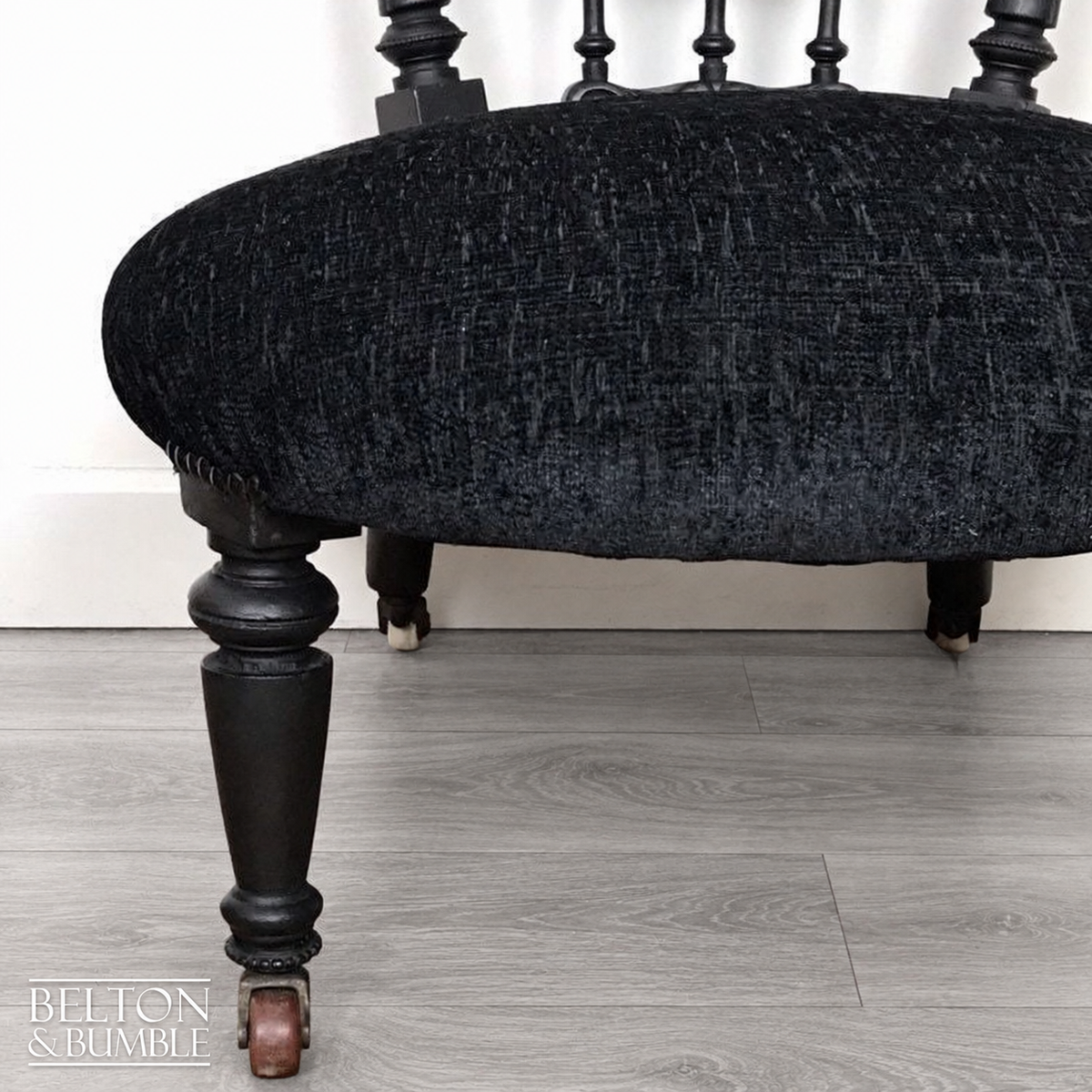 Antique Nursing Chair in Black