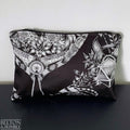 Handmade Make Up / Travel Toiletries Bag in “Silverback” Fabric by Emma Shipley-Belton & Bumble