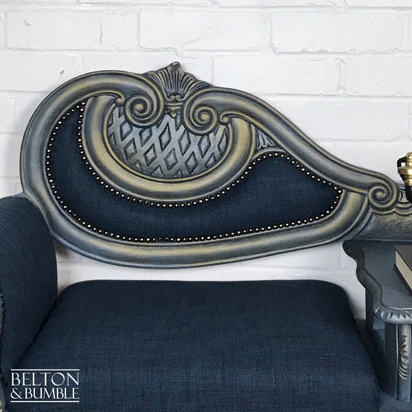 Blue and Gold Conversation Seat-Belton & Butler