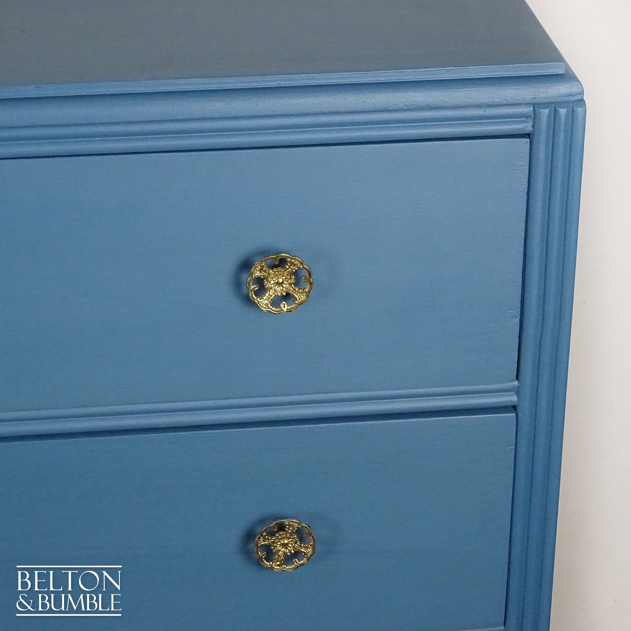 Four Drawer Chest of Drawers in Blue by Lebus-Belton & Bumble