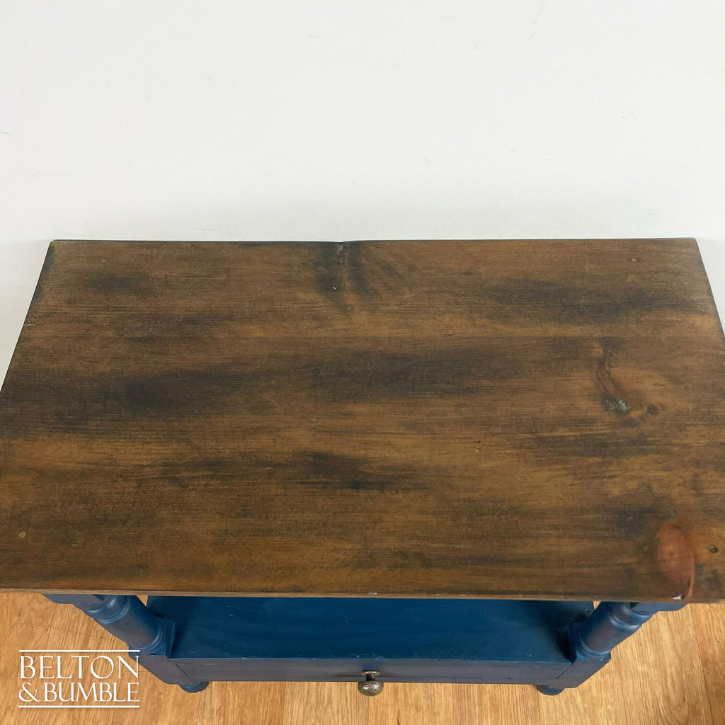 Rustic Console Table in Navy-Belton & Bumble