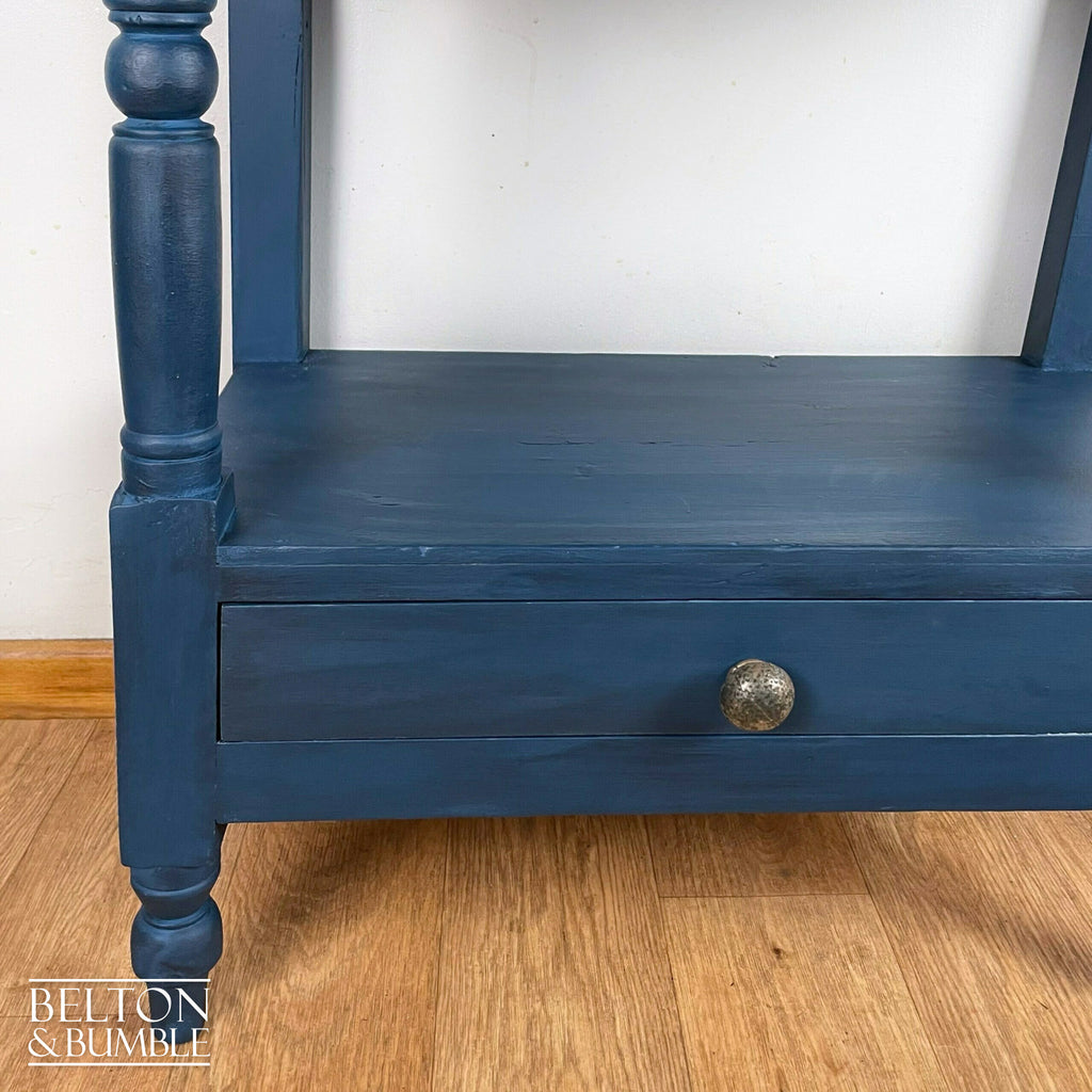 Rustic Console Table in Navy-Belton & Bumble
