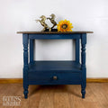 Rustic Console Table in Navy-Belton & Bumble
