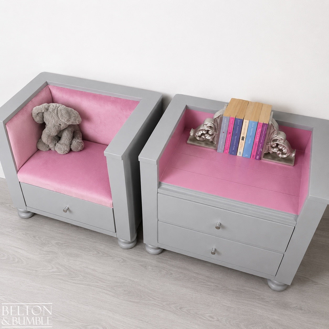 Children’s Reading Seat & Bookcase – Storage & Seating Set