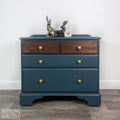 Four Drawer Pine Chest of Drawers by Ducal in Blue-Belton & Bumble