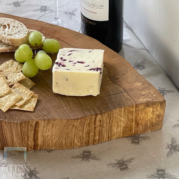 Oak Slice Cheese and Bread Board-Belton & Butler