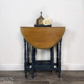 Gate Leg Drop Leaf Dining Table in Navy-Belton & Bumble