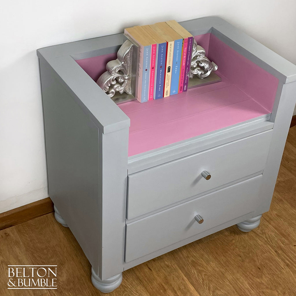 Children’s Reading Seat and Storage Bookcase Set – angled view showing proportions and stance