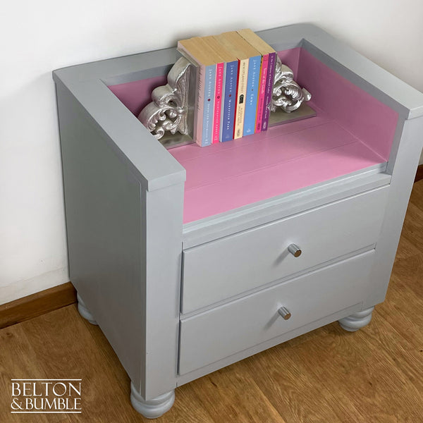Children’s Reading Seat and Storage Bookcase Set – angled view showing proportions and stance