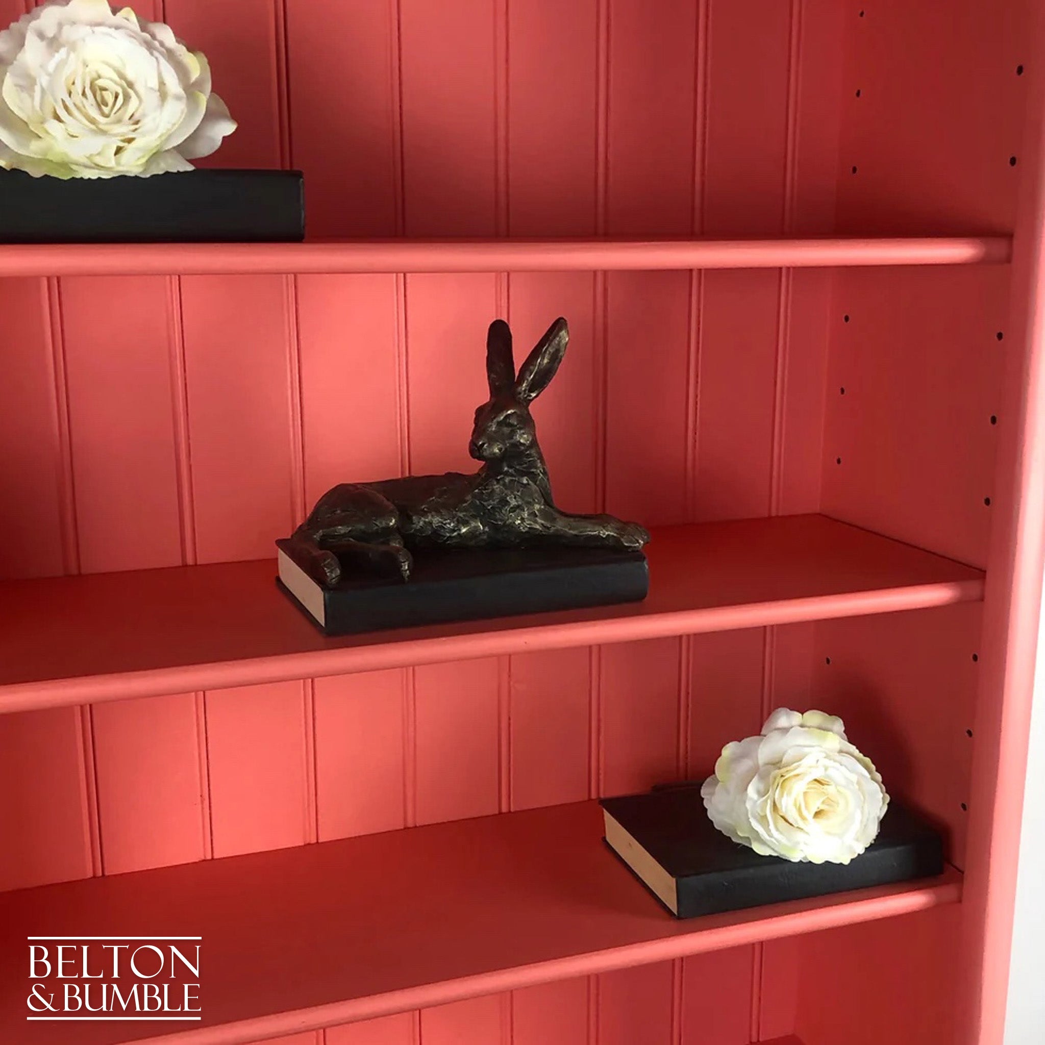 Bookcase Dresser in Coral-Belton & Bumble