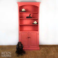 Bookcase Dresser in Coral-Belton & Bumble
