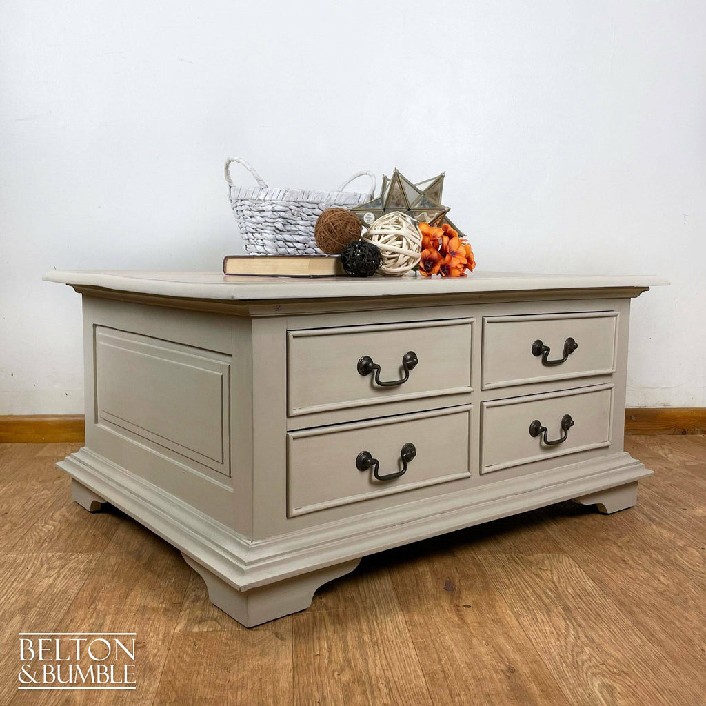 Rectangle Coffee Table with Storage in Stone-Belton & Bumble