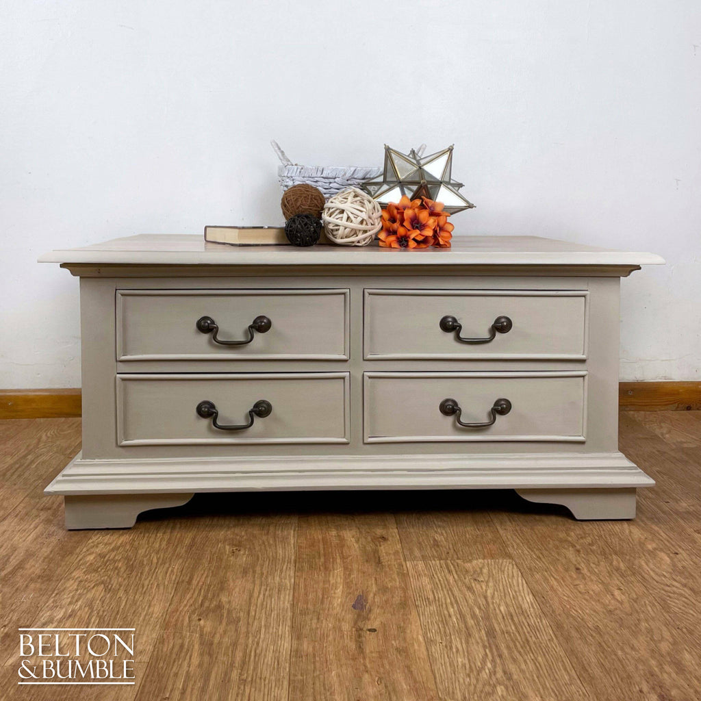 Rectangle Coffee Table with Storage in Stone-Belton & Bumble