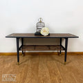 Coffee Table with shelf by Nathan Furniture in Navy Blue-Belton & Bumble