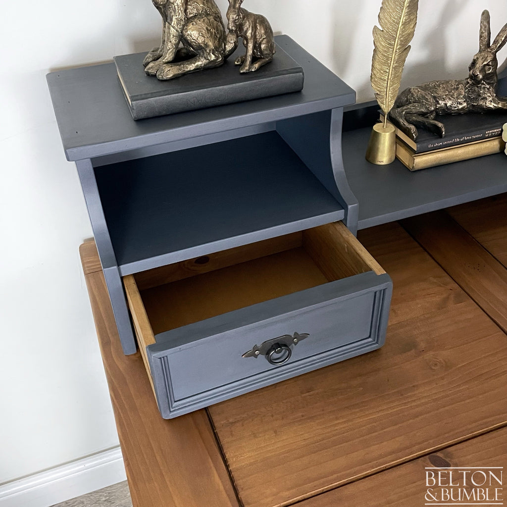 Vintage Pine Computer Office Desk and Chair-Belton & Bumble