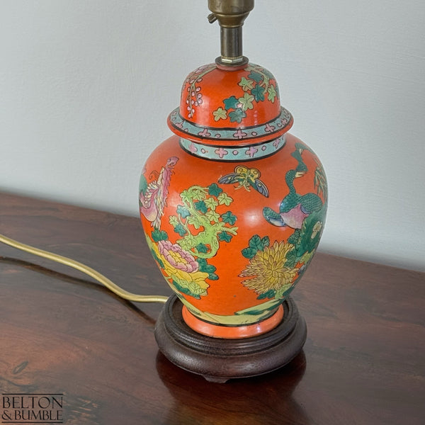 Vintage Oriental Ginger Jar Table Lamp-Belton & Butler