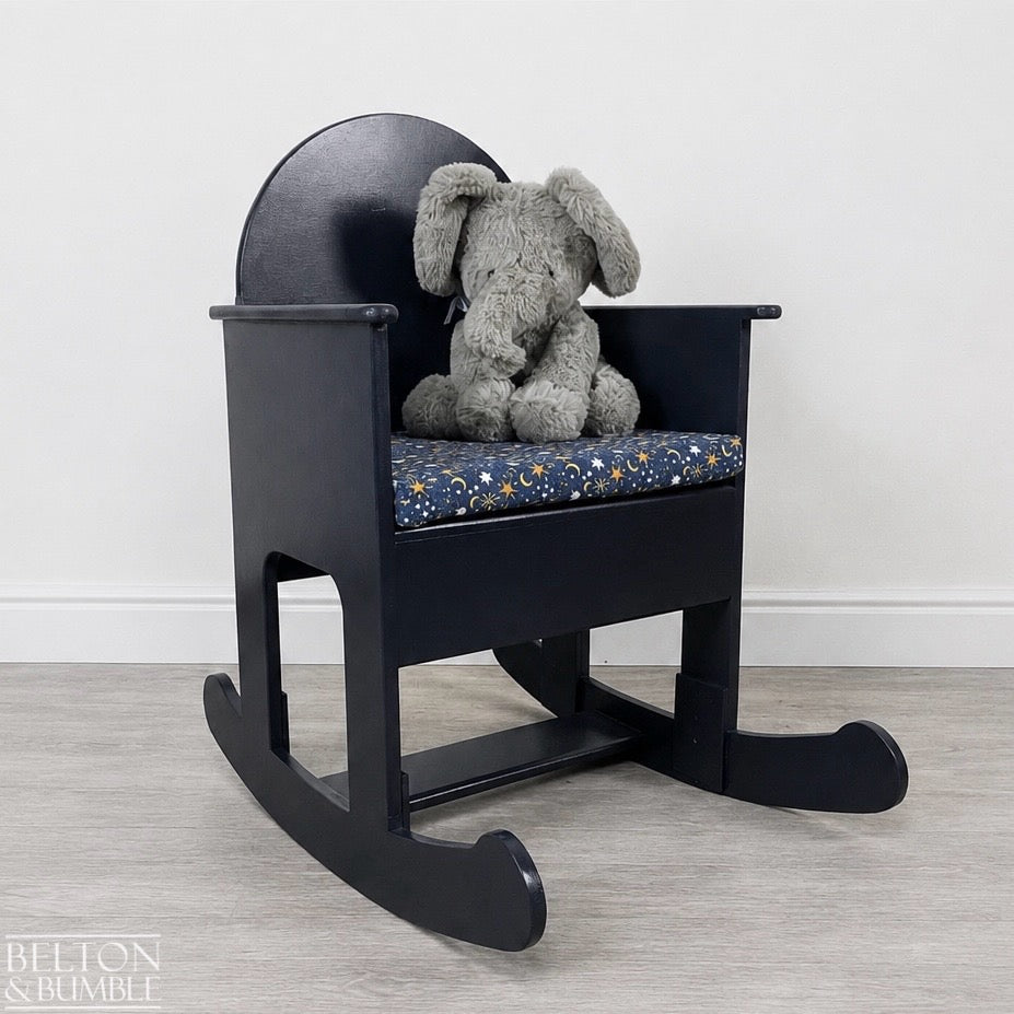 Small Child’s Rocking Chair in Navy