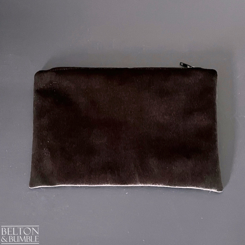 Handmade Make Up / Travel Toiletries Bag in “Silverback” Fabric by Emma Shipley-Belton & Bumble