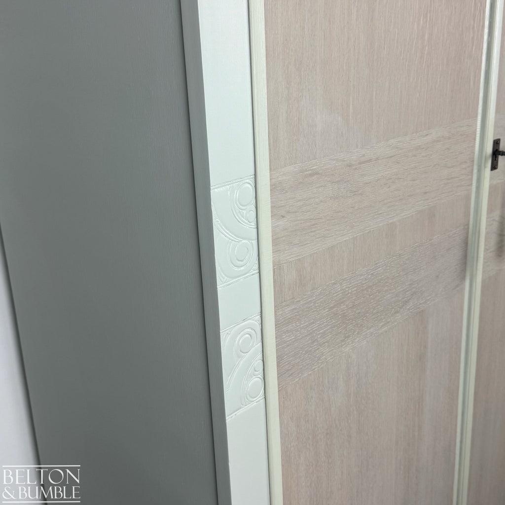 Lebus Double Door Wardrobe in Farrow & Ball Eddy