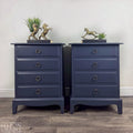 Pair of STAG Minstrel Bedside Drawers in Navy