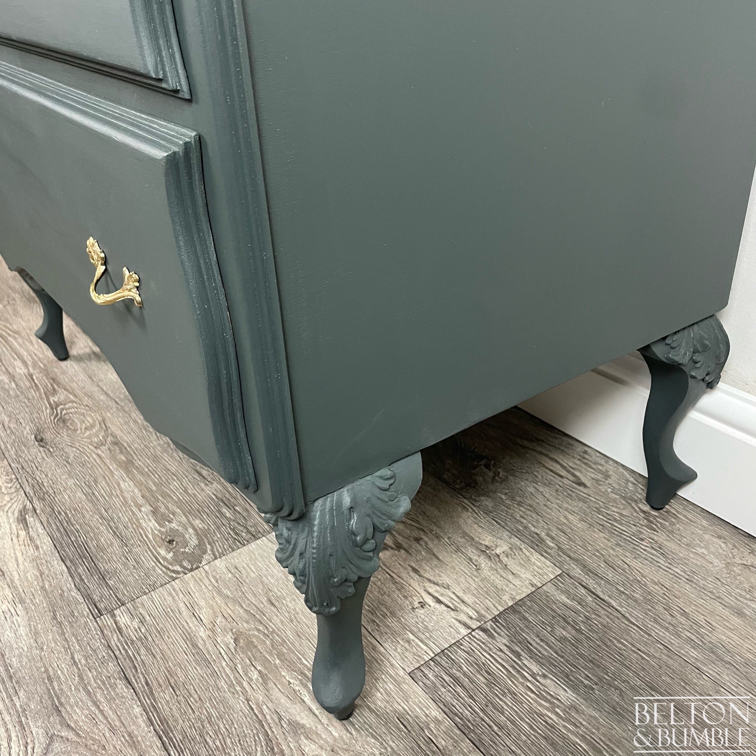 Four Drawer Chest of Drawers in Dark Green-Belton & Bumble