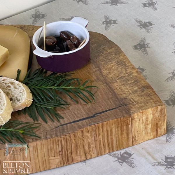 Oak Slice Cheese and Bread Board-Belton & Butler