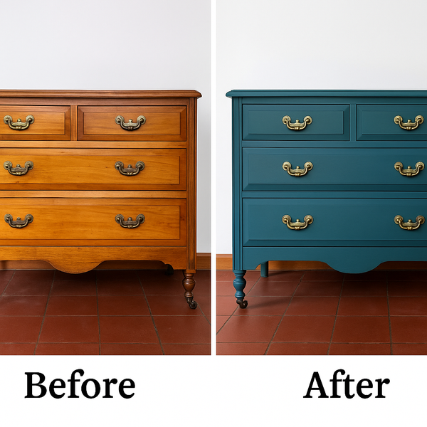 Vintage Solid Wood Four Drawer Chest of Drawers – Ready for Custom Commission-Belton & Butler