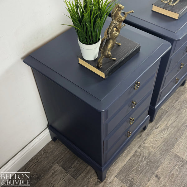Pair of STAG Minstrel Bedside Drawers in Navy